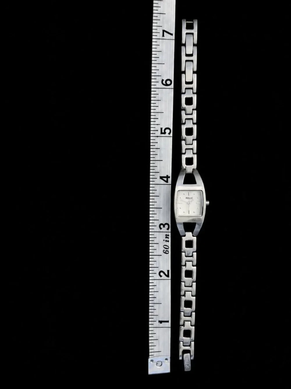 vintage RELIC stainless steel water resistant 100 feet - UNTESTED